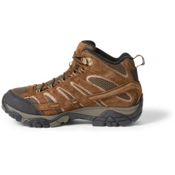Merrell Men's Size 11.5 Moab 2 Mid Waterproof Hiking Boots Brown Earth NWT - Picture 4 of 7